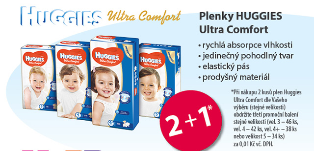 plenky HUGGIES Ultra Comfort