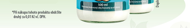 Allnature Kokosový olej panenský BIO 500ml 1+1
