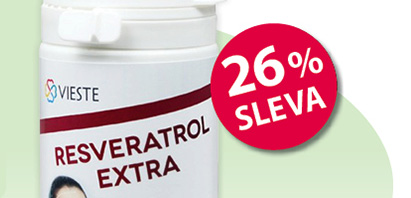 Vieste Resveratrol Extra cps.60 sleva 26 %.